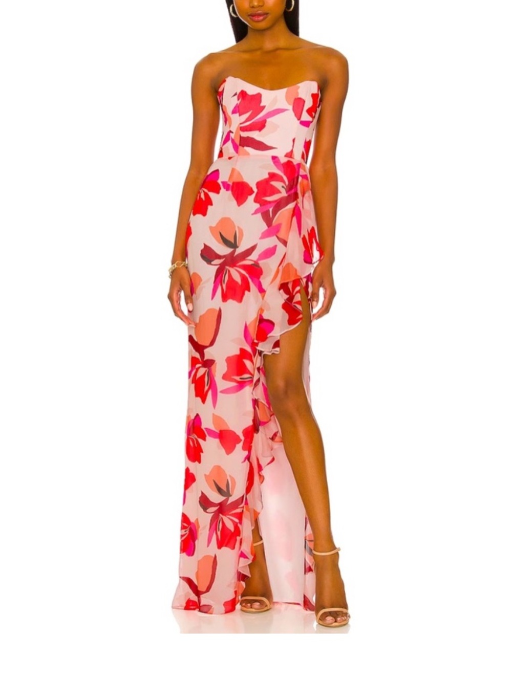 Katie May Baby Cakes dress in pink floral